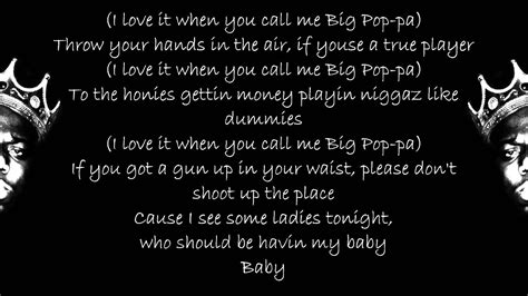 big poppa lyrics.